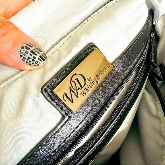 NWOT Whiting & Davis Large Mesh Black Shoulder Bag - Picture 9 of 11
